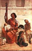 Raja Ravi Varma Gypsies oil painting picture wholesale